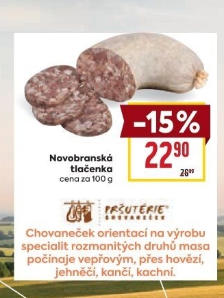 Novobranská tlačenka Pršuterie Chovaneček