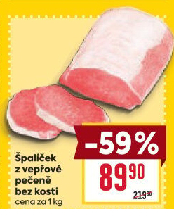 Špalíček z vepřové pečeně bez kosti