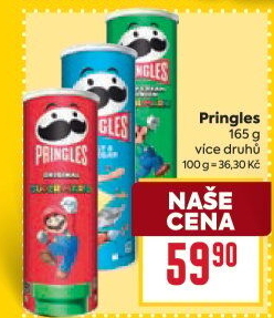 Chipsy Pringles - tubus