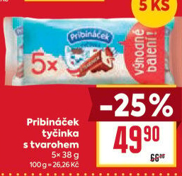 Dezert tyčinka Pribináček