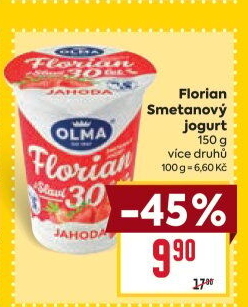 Jogurt smetanový Florian Olma