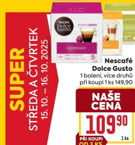 Kapsle Dolce Gusto Nescafé