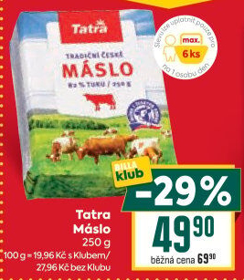 Máslo Tatra