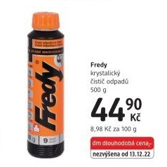 Čistič odpadů Fredy