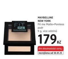Pudr Fit me Matte+Poreless Maybelline