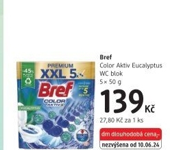 WC blok tuhý Color Aktiv Bref