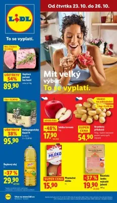 akční leták Lidl 23.10.2025-26.10.2025