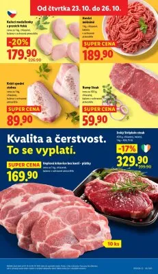 akční leták Lidl 23.10.2025-26.10.2025