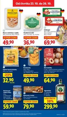 akční leták Lidl 23.10.2025-26.10.2025