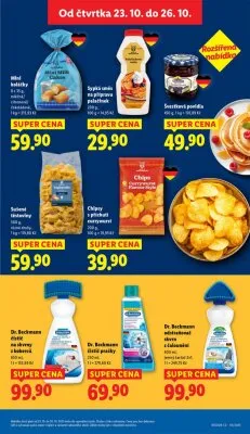 akční leták Lidl 23.10.2025-26.10.2025