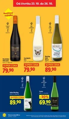 akční leták Lidl 23.10.2025-26.10.2025