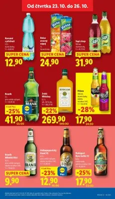 akční leták Lidl 23.10.2025-26.10.2025