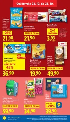 akční leták Lidl 23.10.2025-26.10.2025
