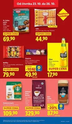 akční leták Lidl 23.10.2025-26.10.2025
