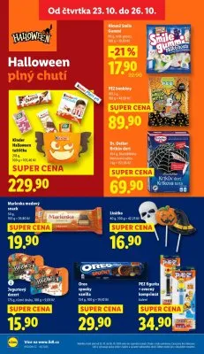 akční leták Lidl 23.10.2025-26.10.2025