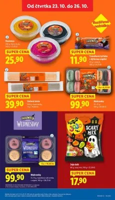 akční leták Lidl 23.10.2025-26.10.2025