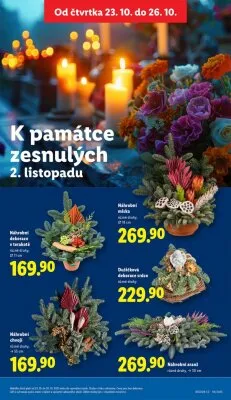akční leták Lidl 23.10.2025-26.10.2025