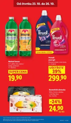 akční leták Lidl 23.10.2025-26.10.2025