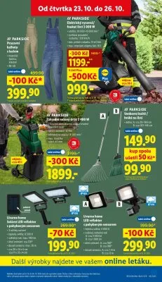 akční leták Lidl 23.10.2025-26.10.2025
