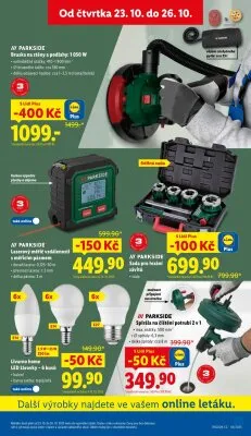 akční leták Lidl 23.10.2025-26.10.2025