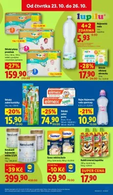 akční leták Lidl 23.10.2025-26.10.2025
