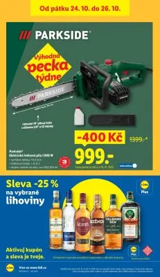akční leták Lidl 23.10.2025-26.10.2025