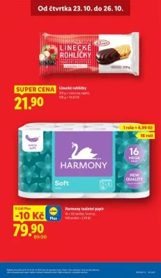 akční leták Lidl 23.10.2025-26.10.2025