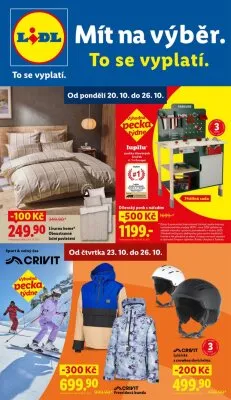 akční leták Lidl 20.10.2025-26.10.2025