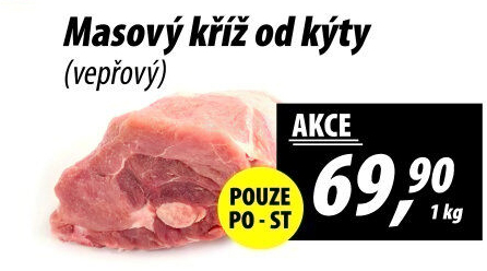 Masový kříž od kýty vepřový
