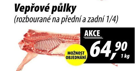 Vepřové půlky rozbourané
