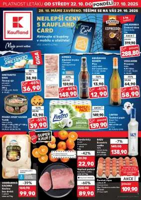 akční leták Kaufland 22.10.2025-27.10.2025