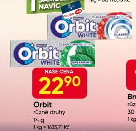 Žvýkačky Orbit