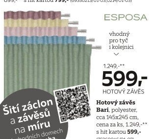 HOTOVÝ ZÁVĚS