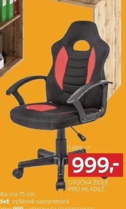 OTOČNÁ ŽIDLE PRO MLADÉ