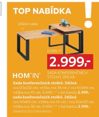 SADA KONFERENČNÍCH STOLKŮ