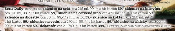 SKLENICE NA DIGESTIV