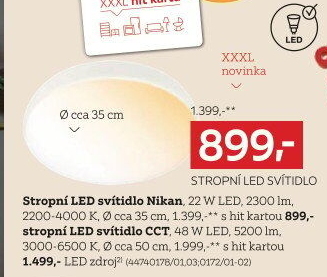 STROPNÍ LED SVÍTIDLO