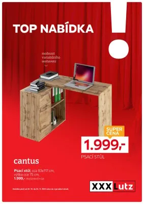akční leták XXXLutz 20.10.2025-2.11.2025