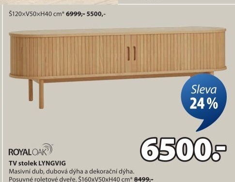 TV stolek Lyngvig Royaloak