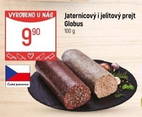 Prejt jelítkový Globus