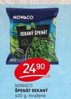 Špenát sekaný mražený Nowaco