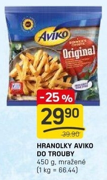 Hranolky mražené Aviko