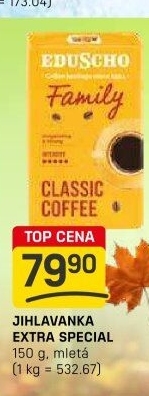 Mletá káva extra speciál Jihlavanka