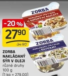 Nakládaný sýr v oleji Zorba
