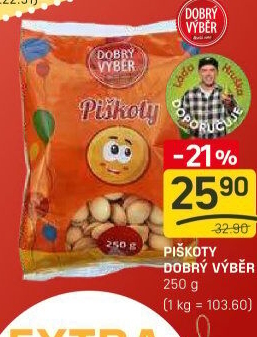 Piškoty Dobrý Výběr