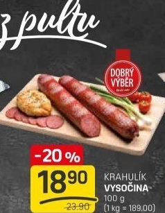 Salám vysočina Dobrý Výběr