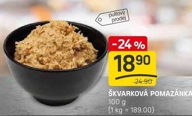 Škvarková pomazánka