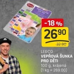Šunka dětská vepřová LE&amp