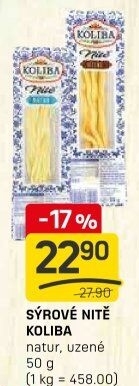 Sýrové nitě Koliba Bystřice pod Hostýnem