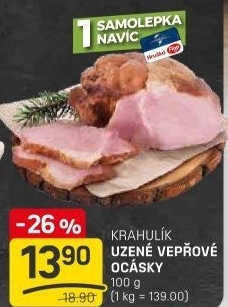 Vepřové ocásky uzené Krahulík